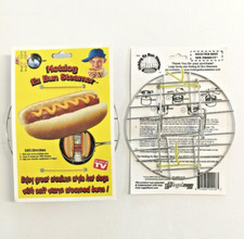 2 pk HotDog EZ Bun Steamer Hot Dog Steam Buns Boil Food Kitchen Cooking