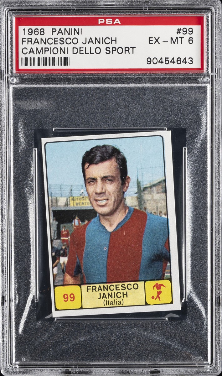 【PANINI社イタリア製カード】ジーコ 1968 PANINI CAMPIONI DELLO SPORT #99 FRANCESCO JANICH PSA 6 | eBay