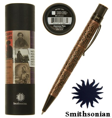 Retro 51 #SRR-1818 / Smithsonian Series Corona Rollerball Tornado Pen 