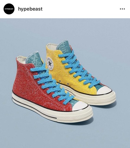 blue yellow red converse