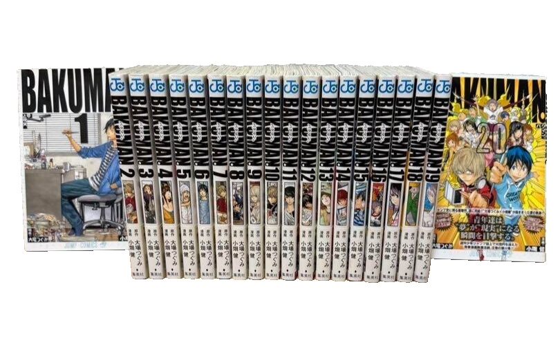 Bakuman vol. 1-20 Complete Full set Manga Comics Language