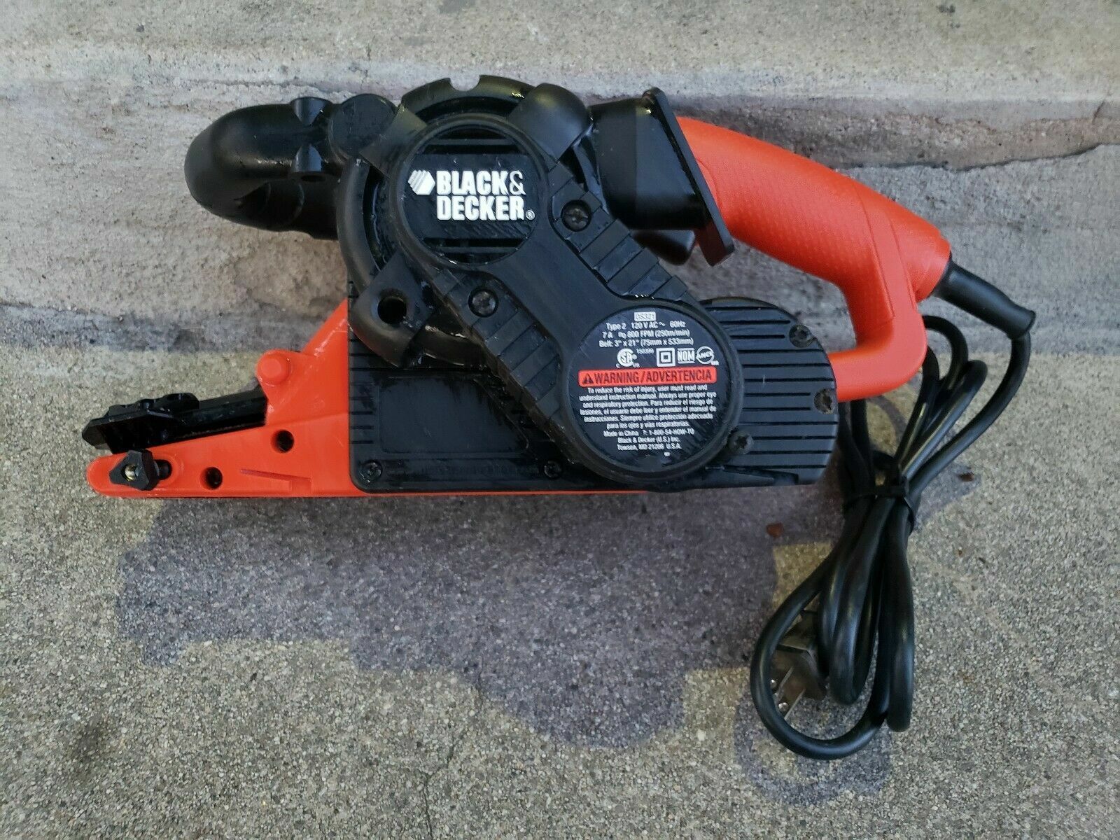 Belt For Black & Decker DS321 Belt Sander DS321BSLZ 58726300 Timing