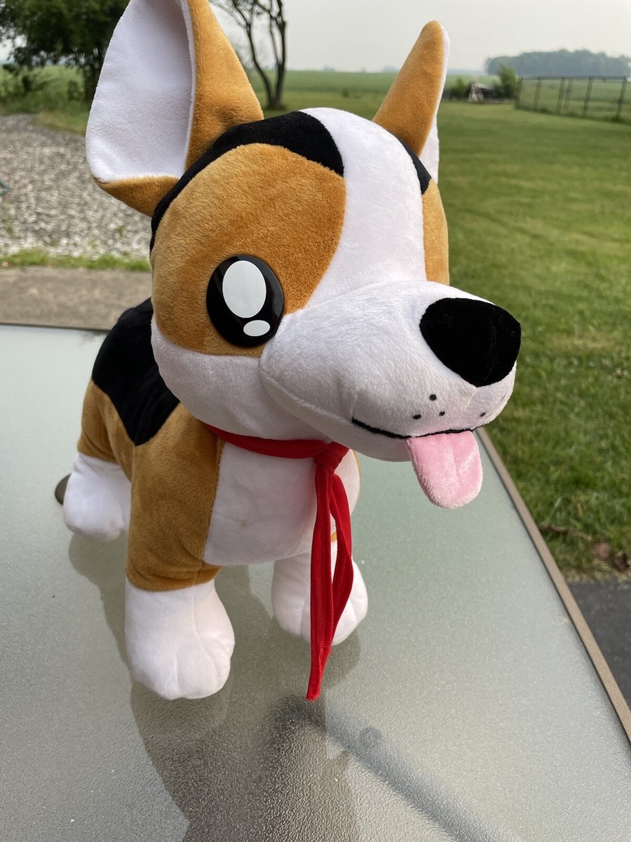 Ideal Toys Direct Puppy Corgi Dog Tri Color Stuffed Animal Plush