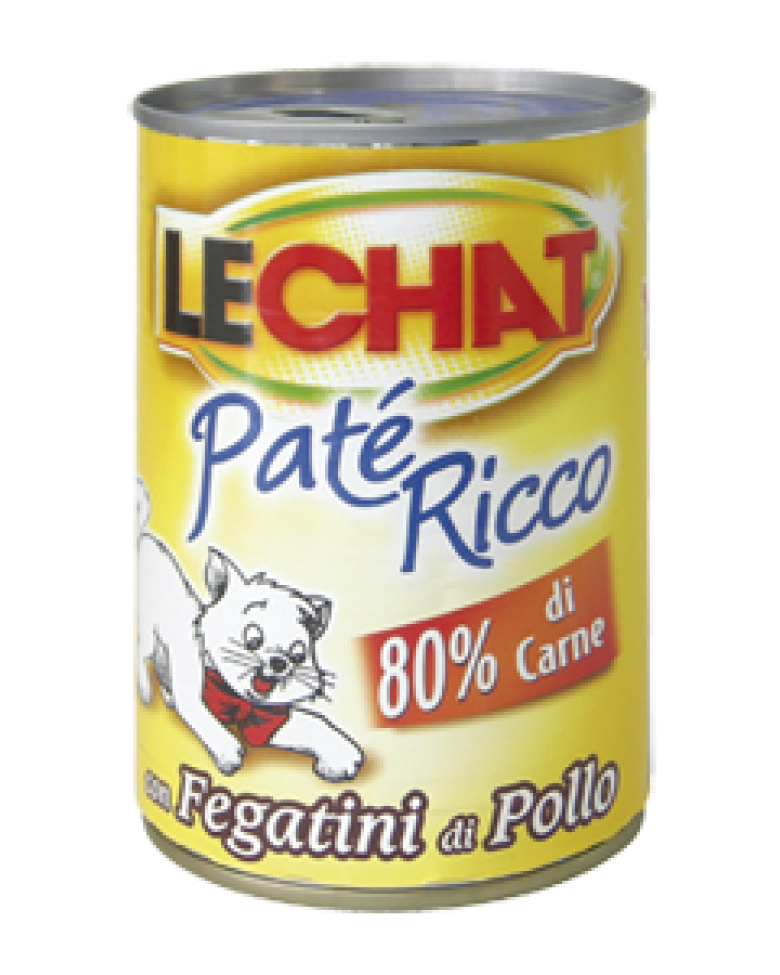 Monge LeChat Cat Patè Ricco con fegatini di pollo 400gr