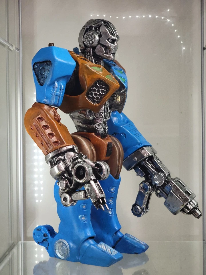 Robot hecho a mano 1/4 con esqueleto de metal 17 pulgadas de alto estatua coleccionable Jartemus Foto 4 de 4