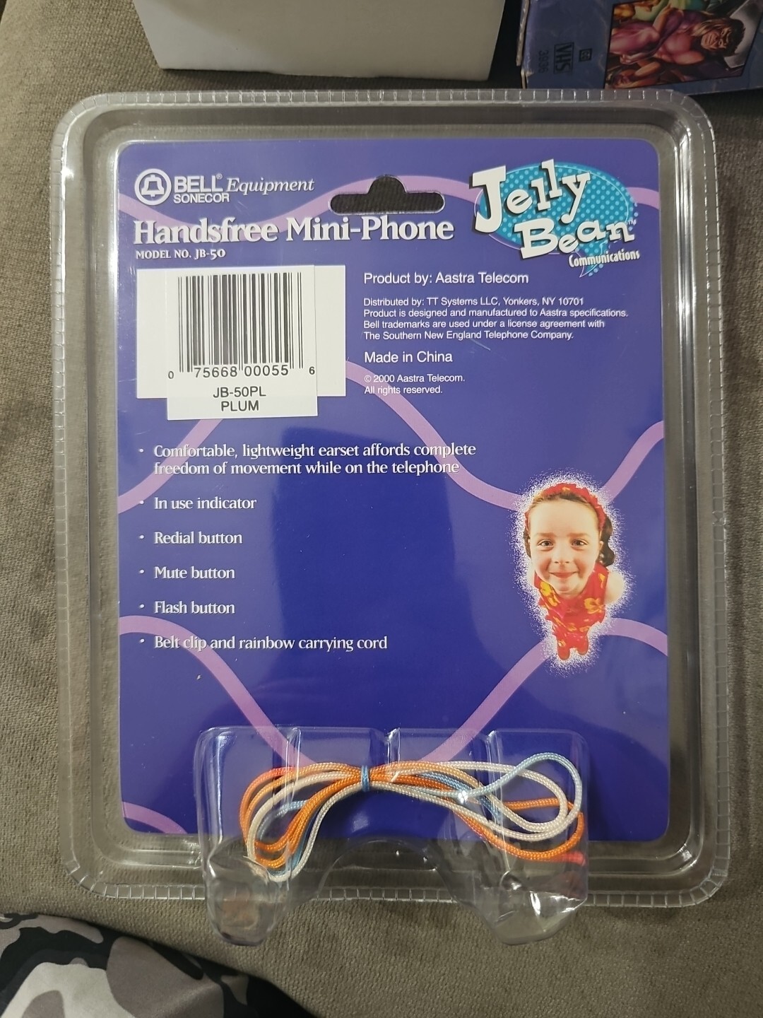 Bell Sonecor Hands Free Mini Phone Jelly Bean Communications JB-50  New Sealed