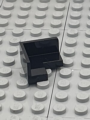 LEGO  6x Wand Paneele Fliese Basic Brick 2x2x1 - 91501 - Schwarz Black