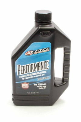 Maxima Oil 10W-30 10W30 High Performance Motor Oil Racing Oil 1 Qt