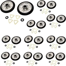 10x Dryer Drum Support Roller Kits for Whirlpool BY CE CG CS GC-GL SG WE Series
