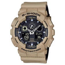 Casio Men's Watch G-Shock Quartz Analog Digital Strap Shock Resistant GA100L-8A