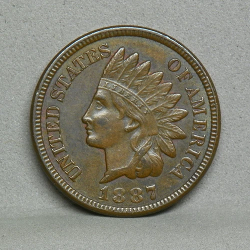 1887 INDIAN HEAD CENT Uncirculated (PT4-4)