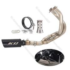 Slip For Kawasaki Ninja 650 Z650 2012-2024 Whole Exhaust Header Silencer Muffler