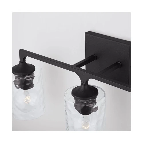 Capital Lighting 137331BI-486 Clint Clear Water Glass Bath Vanity Wall Mount,... - Picture 7 of 8