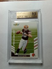 2007 Score Brady Quinn Rookie Rc Beckett 9.5 Gem Mint Card #371. rookie card picture