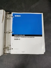 Kobelco 50SR-3 Compact Crawler Excavator  Factory Parts Catalog Manual