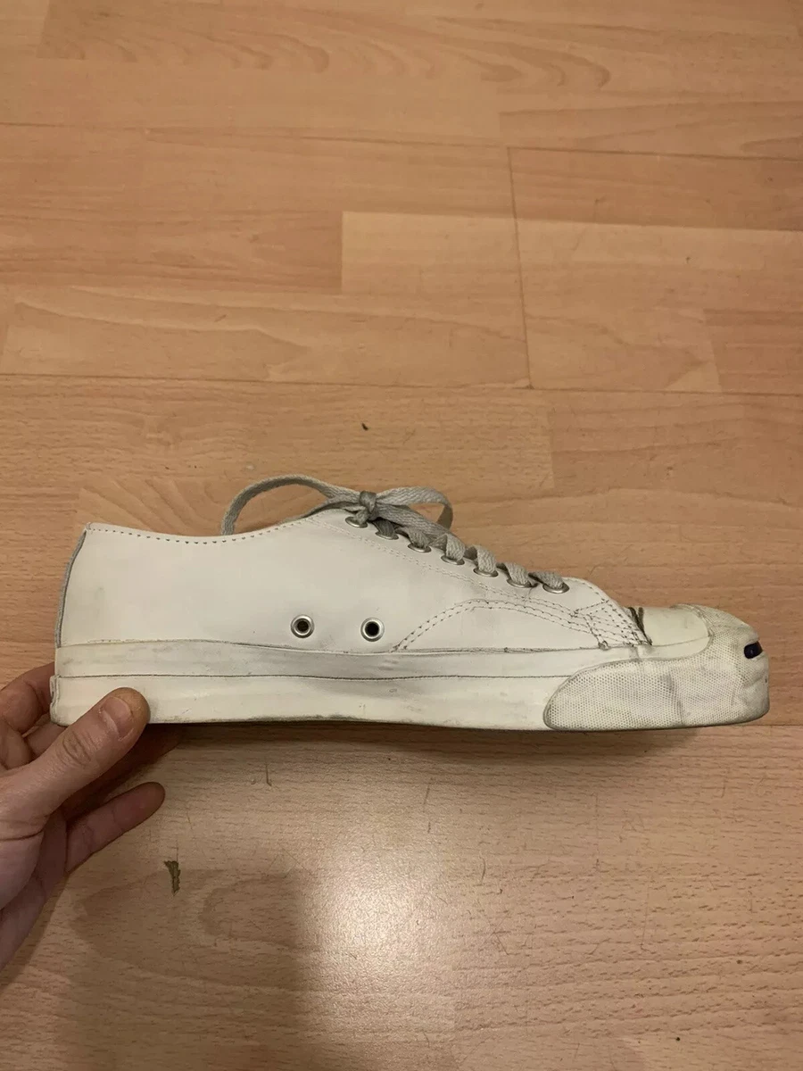 Converse Jack Purcell Low White Glove Leather Made In USA Size 9