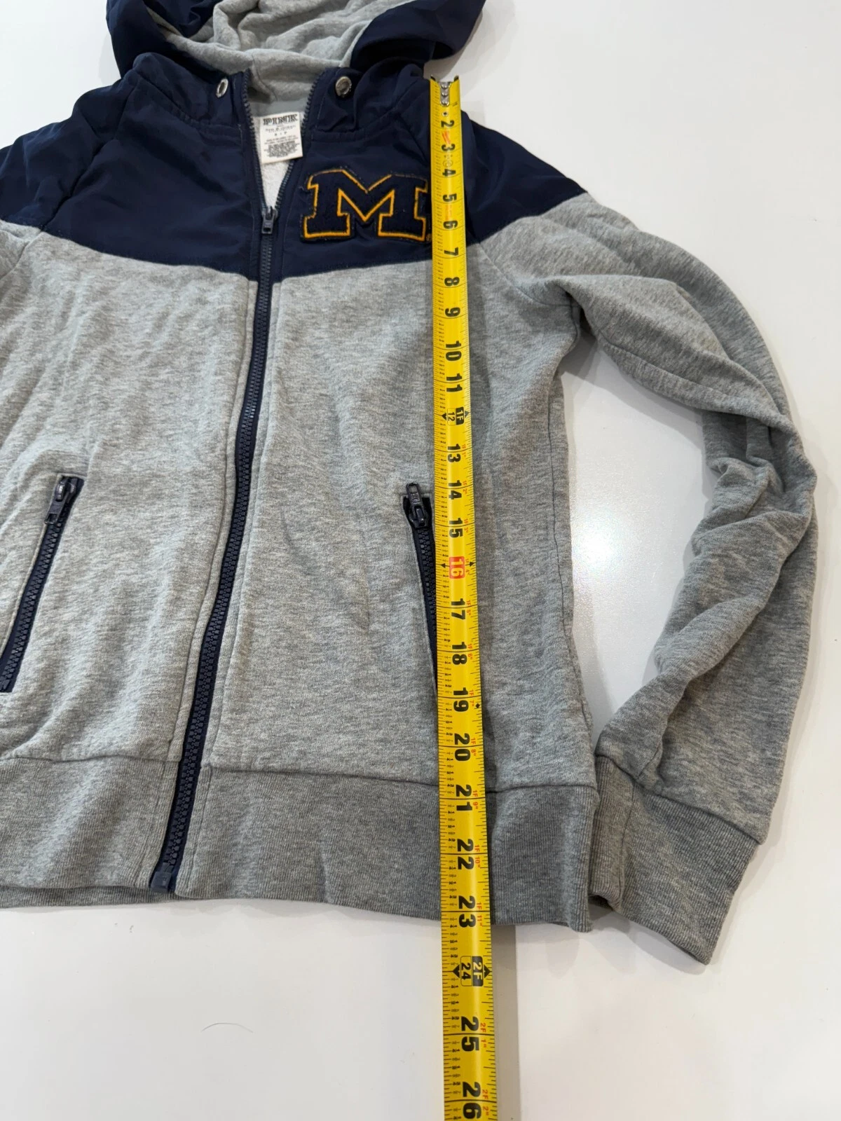 UNDERCOVER Felpa con cappuccio Victoria Secret ROSA Collab 5th Ocean Michigna full zip taglia S