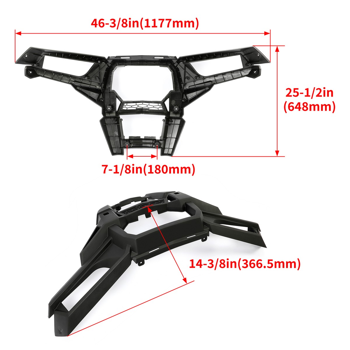 For 2014-2020 Polaris RZR XP S 900 1000 Front Bumper Fascia
