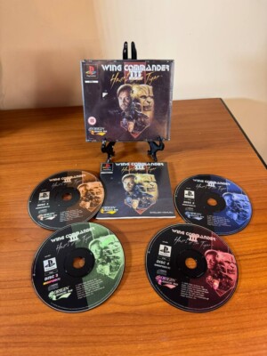 Wing Commander III 3 Heart of The Tiger Complete Game PS1 PlayStation 1