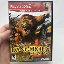 Cabelas Dangerous Hunts (Sony PlayStation 2, 2003) PS2 Video Game Hunting Tested