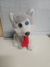 Peluche cucciolo husky Holiday Time