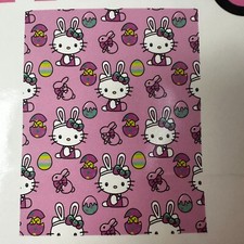 Hello Kitty Easter Bunny Silk Touch Throw Blanket Pink 40x50 Sanrio Northwest