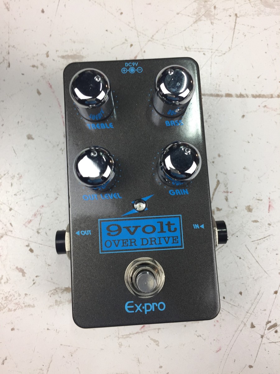 EX-Pro 9volt overdrive Ex-pro 9volt OVER DRIVE ギターエフェクター