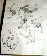 Strombecker Ackerman Steering Model 9092 Assembly Instruction Sheet PHOTOCOPY
