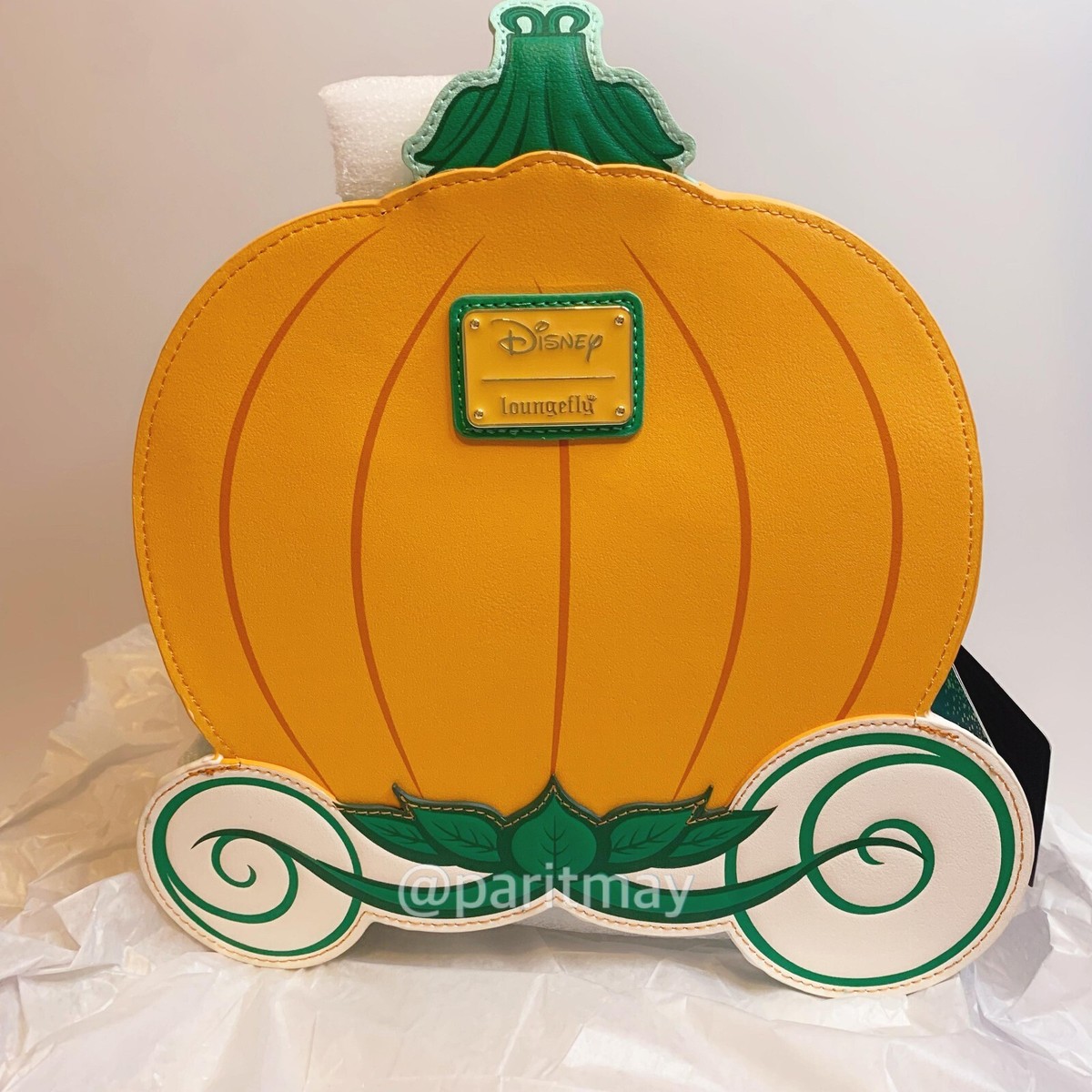 Loungefly Disney Cinderella Reversible Pumpkin Carriage Crossbody