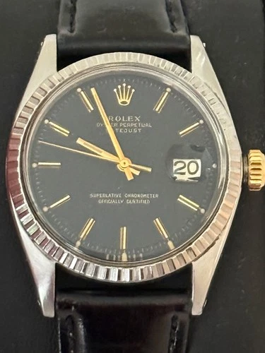 Vintage ROLEX Oyster Perpetual Datejust 1603 Automatic Watch