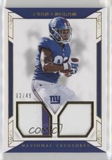 2017 Panini National Treasures Rookie Dual Materials Gold 2/49 Evan Engram 6fs