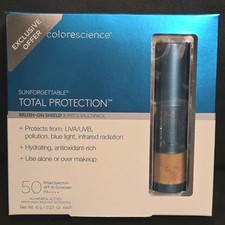 Colorescience Sunforgettable Total Protection Brush-On SPF 50, Tan 3 Pack NEW