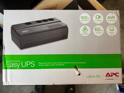 APC USV EASY-UPS BV 800 VA, BV800I-GR, 4 Ausgänge,Neu OVP