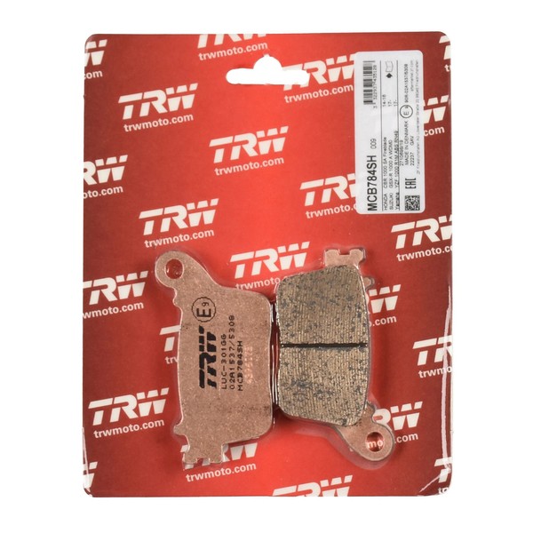 TRW Bremsbelag Sinter Street (FüR: Yamaha YZF-R1M ABS RN49 17-19 Hinten )-image