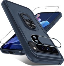 Google Pixel 9 Pro XL Case Military Grade Protection Cover with Screen Protector