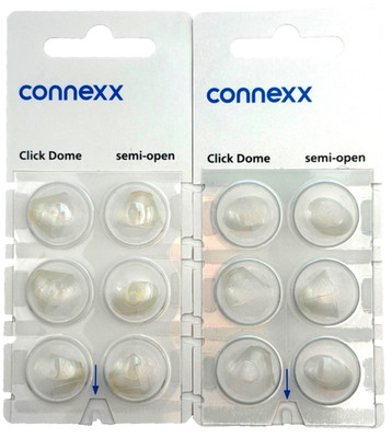 Connexx Semi Open Click Domes Fits Signia NX ,X  & TruHearing 19 & 5 Technology