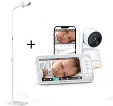 Dr. Care LumiView Video Baby Monitor 5" Monitor WiFi, Display  Adjustable Stand