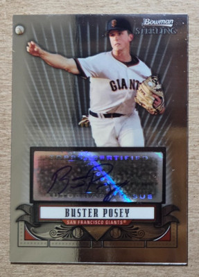 2008 Bowman Sterling Buster Posey Auto #BSP-BP San Francisco Giants