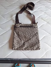Calvin Klein CK Borsa tracolla jacquard monogram beige/marrone con astuccio,