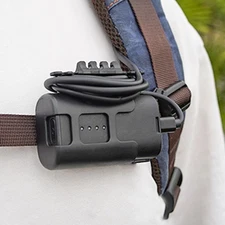 Goggles Battery Power Cable Holder Protective Battery Bracket Back Clip Fixing