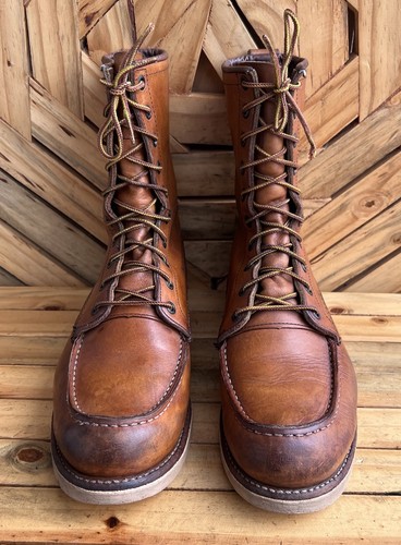 Stivali da lavoro RED WING #10877 classici mocassini marroni Heritage in pelle US 9,5 D - Foto 2 di 15