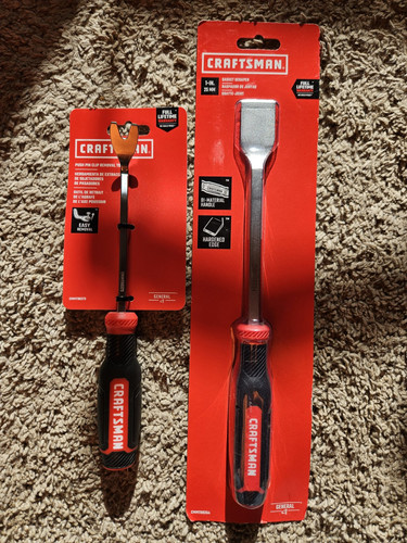 Craftsman Tool Lot. Push Pin Removal Tool And Gasket Scraper