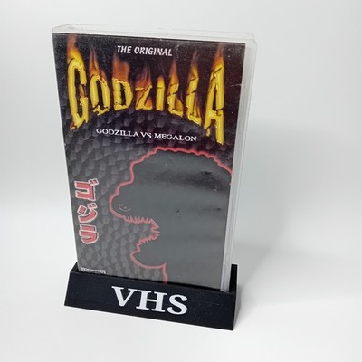 GODZILLA ORIGINAL GODZILLA VS MEGALON VHS TAPE - RARE RETRO MOVIE