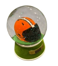 Cleveland Browns NFL Helmet Bottle Opener Snow Globe — The Memory Company