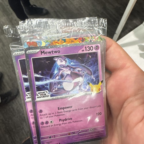 Pokemon 30th Celebration Mewtwo Promo 63/128 Unopened