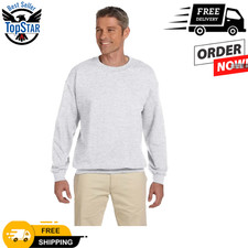 Gildan 18000 Adult Cotton/Polyester Crew Neck Heavy Blend Fleece Knit Sweatshirt