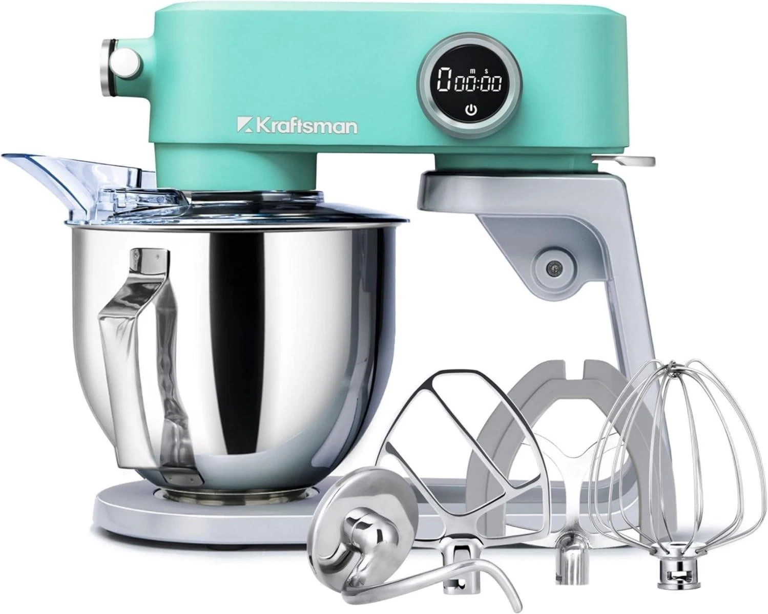 All-Metal Stand Mixer 5.3-Quart - Professional Kitchen Electric Food Mixer
Opens in a new window or