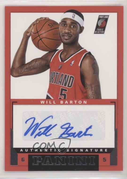 2012-13 Panini Rookie Signatures Will Barton #48 Auto RC 7i2