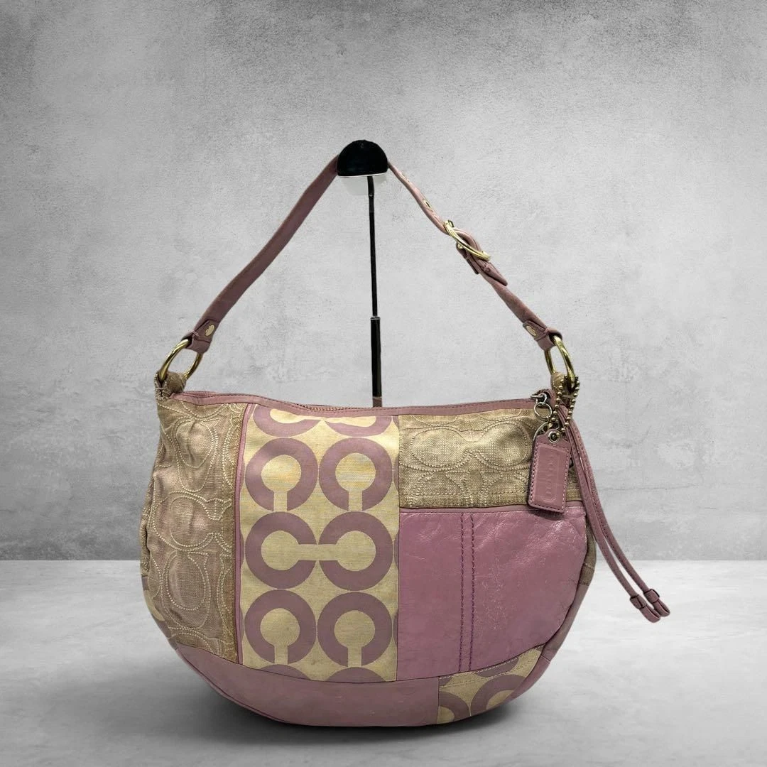 Coach Patchwork Shoulder Bag Pink Bags & Handbags for Women | eBay