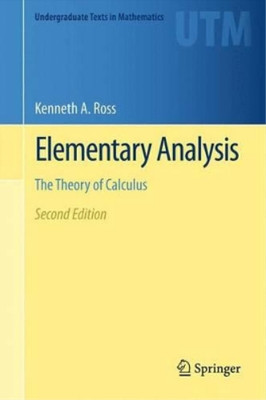 Kenneth A. Ross Elementary Analysis (Taschenbuch)